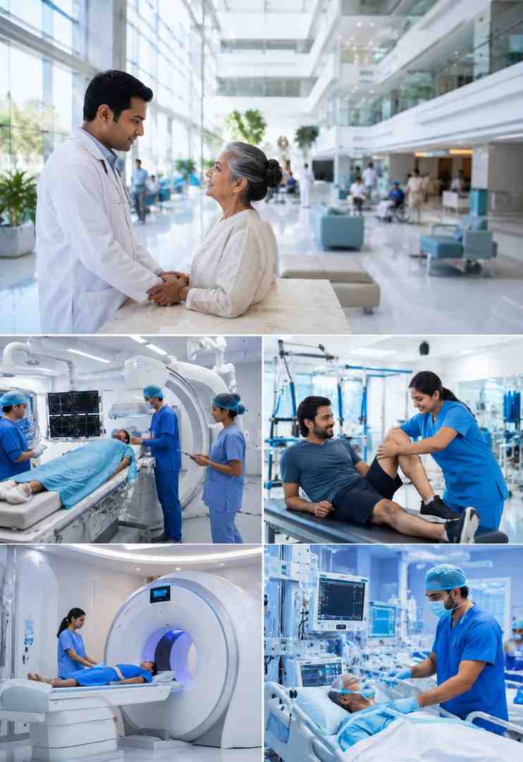 Advanced multi-speciality healthcare services and patient treatment facilities at Kudalkar Hospital